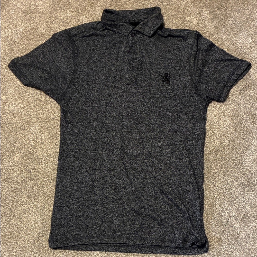 Men's Heather Charcoal Polo Shirt